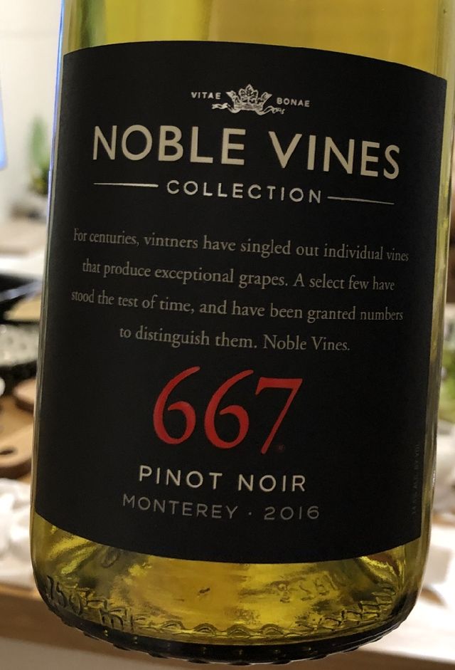 Noble vines 667 outlet pinot noir 2016